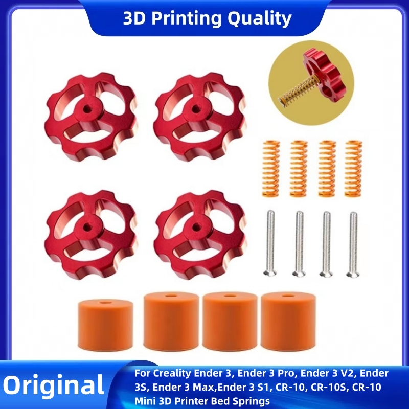 Creality Printer K1 - 4 SZTUK nakrętek poziomujących do drukarek