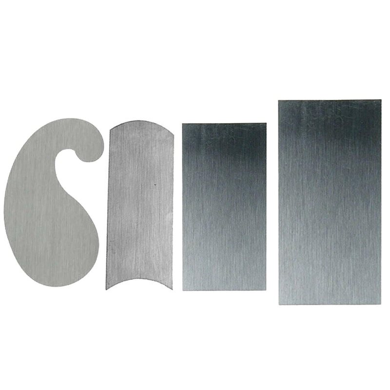 Card Scraper Cabinet - AB34 - Zakrzywione karty do skrobania