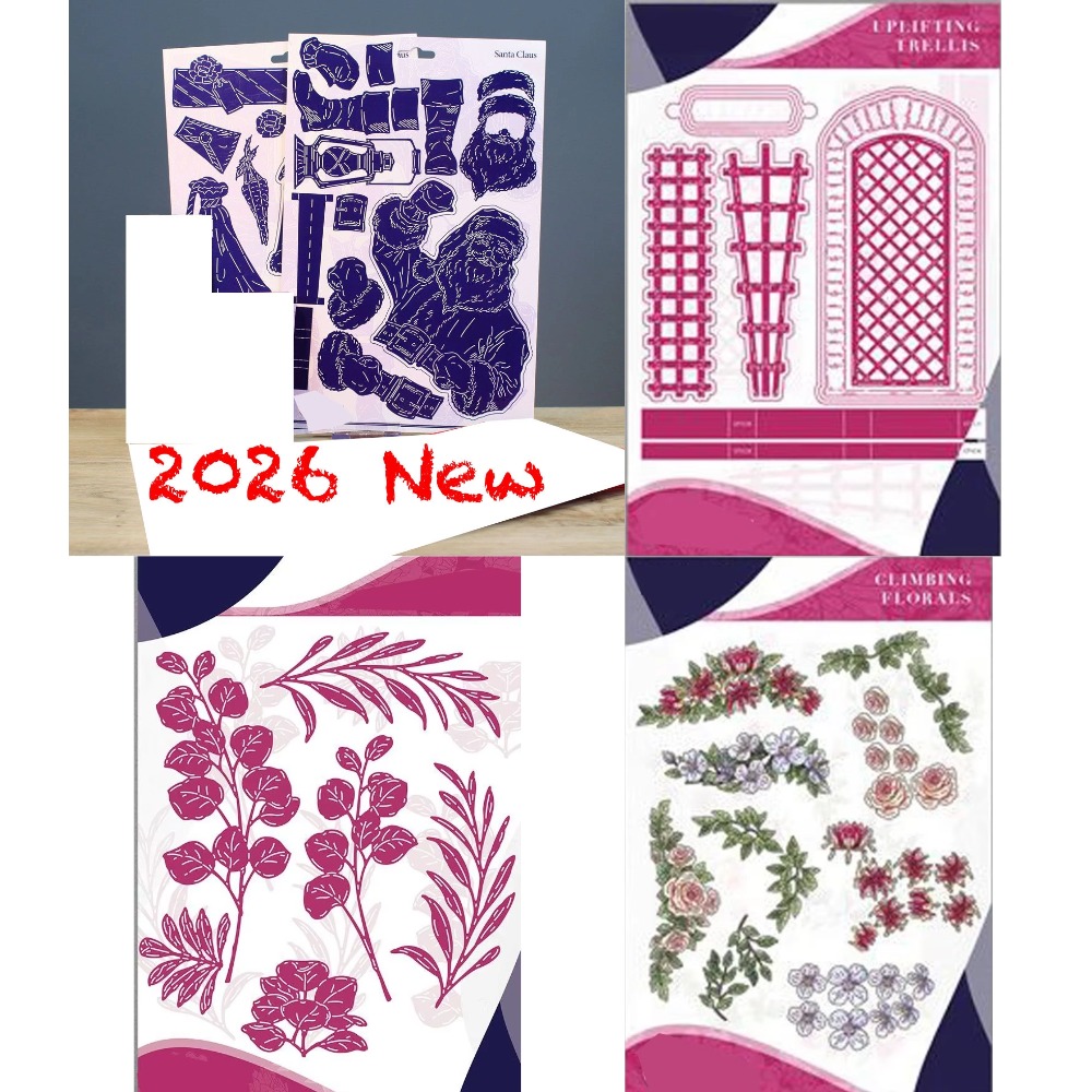 Tap Die Set - Balloon Words Metal Cutting Dies Scrapbook
