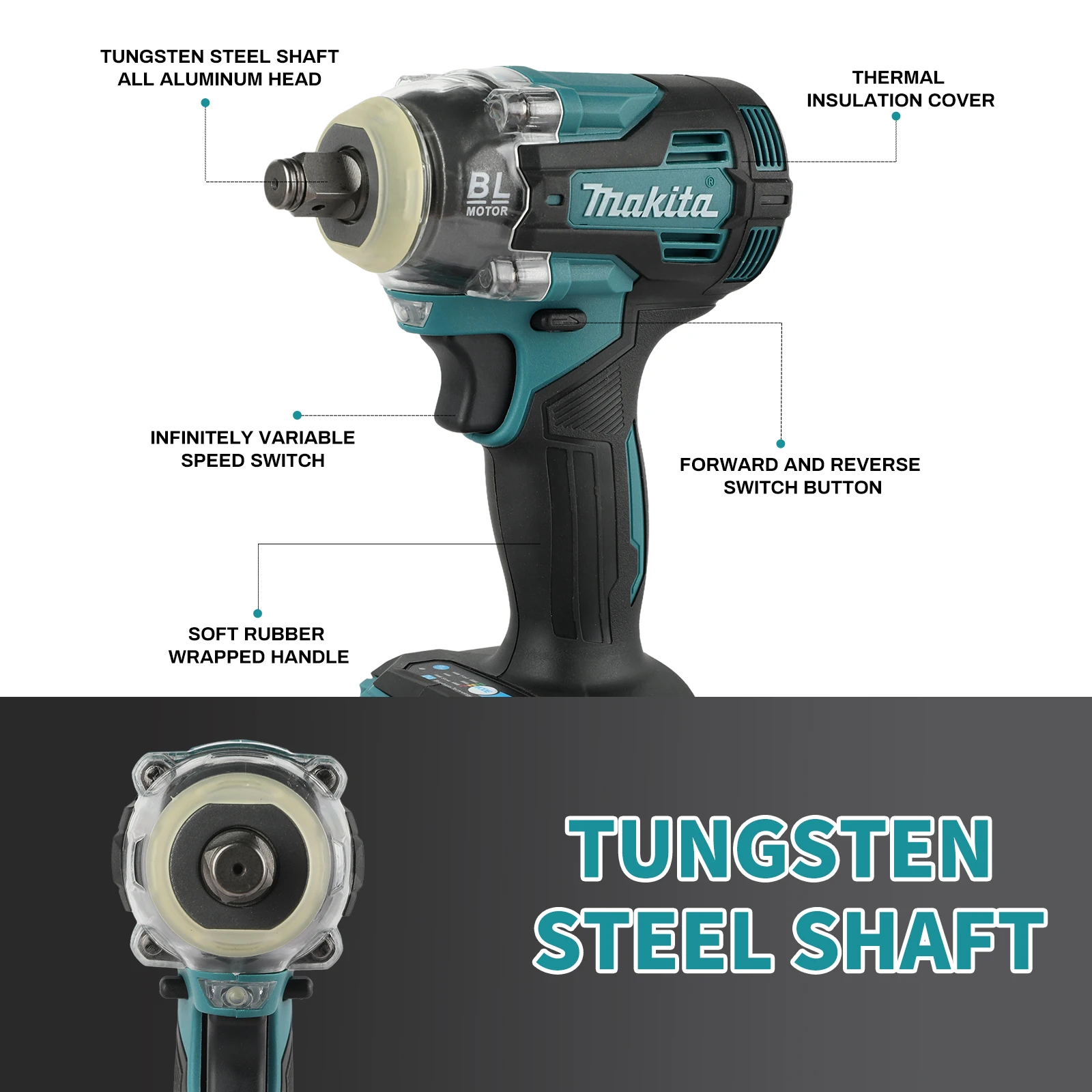 Klucz udarowy Makita TW004G wy – Workshop Tools Uses recenzja i cena
