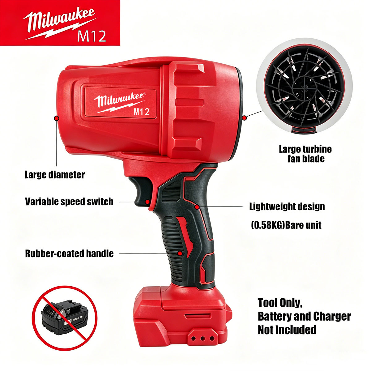 Bezprzewodowy dmuchacz Milwauk – Milwaukee Drill M12 Fuel recenzja i cena